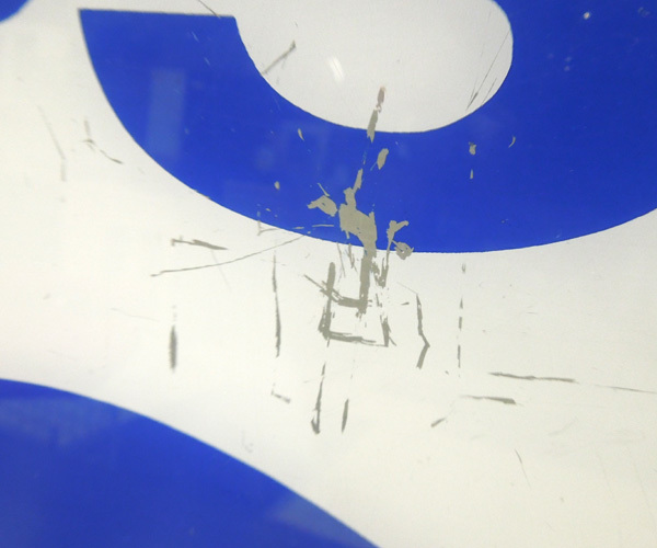 PEPSI COLA ロゴ 片面 アクリル板 看板 サイン アメリカン ペプシコーラ 札幌市 新道東店_画像5