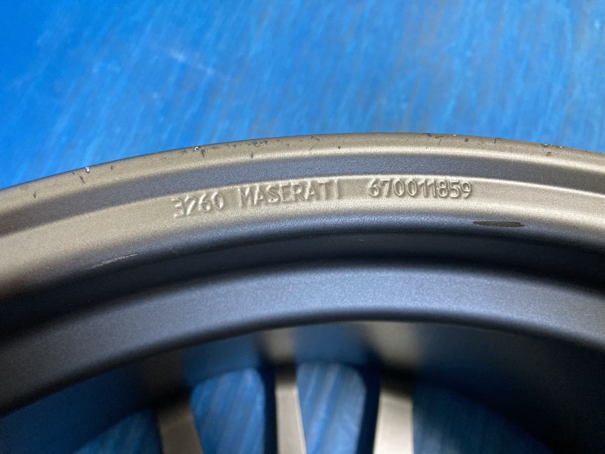 マセラティ クアトロポルテ GT-S 純正OP ITALY 21インチ 21x10.5J +45 114.3/5H 中古1本 MASERATI 純正オプション_画像7