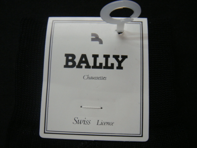 BALLY・バリー／＜紳士用ソックス*ブラック・サイズ:25cm＞□彡『新品』_画像2