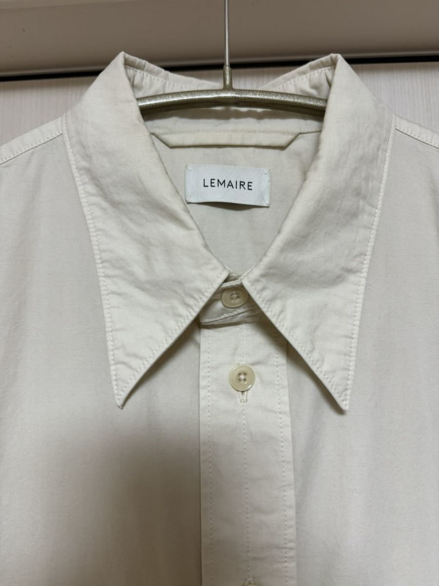 【希少】LEMAIRE ロングシャツ エクリュ サイズ50