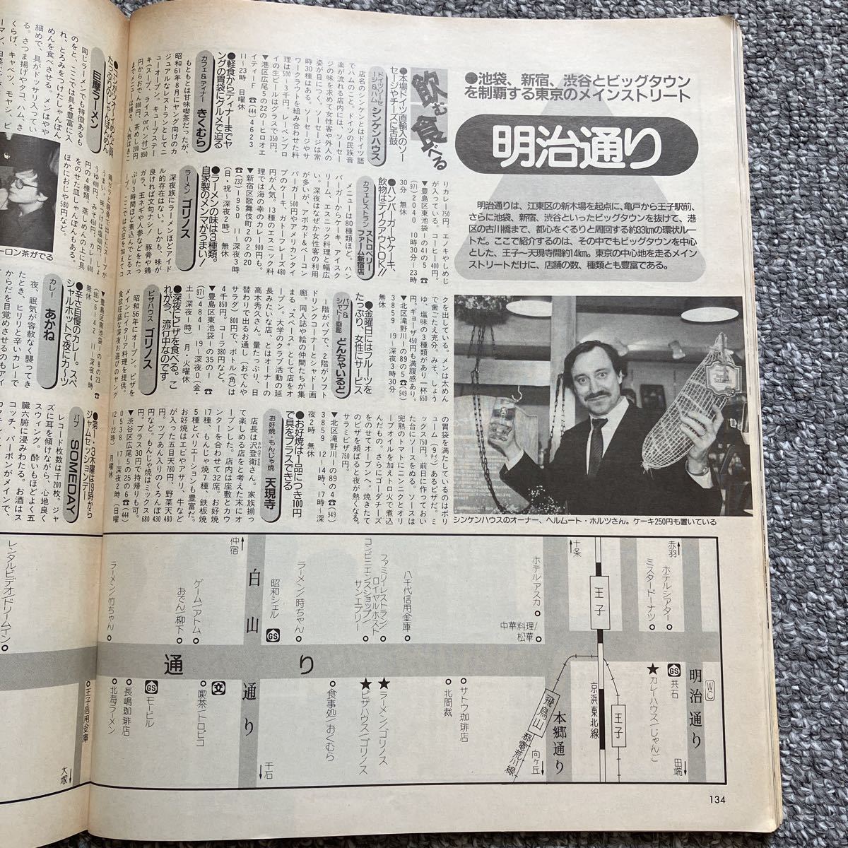 別冊angle NO30 東京夜遊びハンドブック 昭和62年8月1日発行 1987 主婦と生活社 アングルムック_画像6