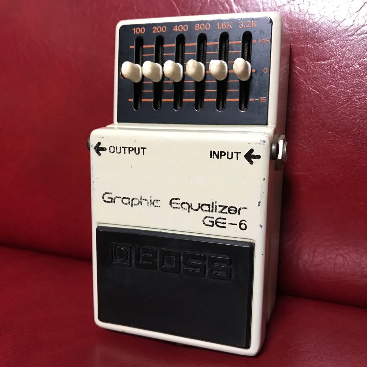 超良音 レイセオン搭載 銀ネジ 透明SW BOSS GE-6 1979年 日本製 超良音 レイセオン搭載 銀ネジ 透明SW BOSS GE-6 1979年 日本製