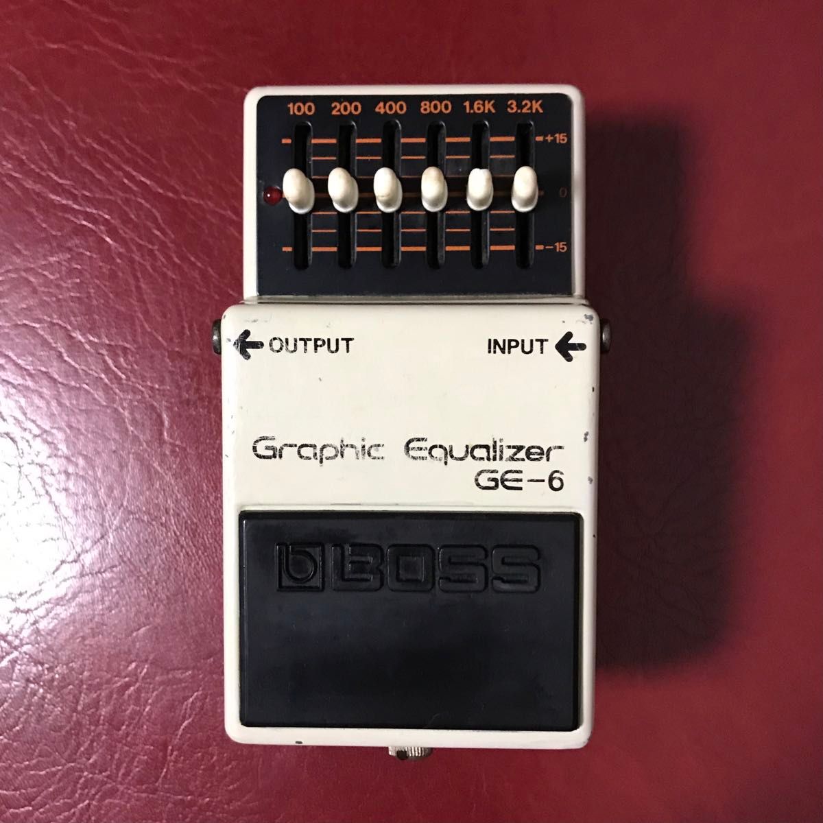 超良音 レイセオン搭載 銀ネジ 透明SW BOSS GE-6 1979年 日本製 超良音 レイセオン搭載 銀ネジ 透明SW BOSS GE-6 1979年 日本製