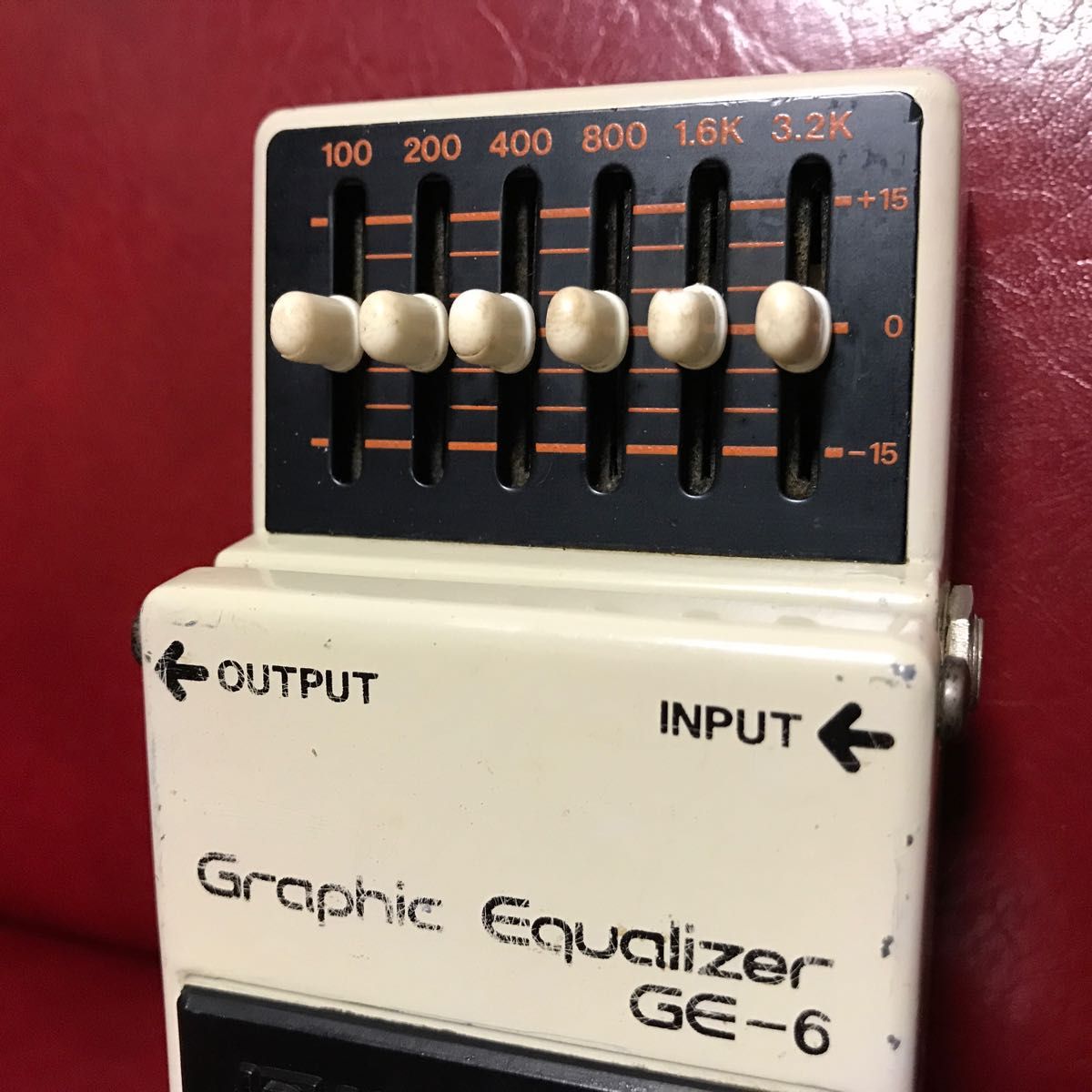 超良音 レイセオン搭載 銀ネジ 透明SW BOSS GE-6 1979年 日本製 超良音 レイセオン搭載 銀ネジ 透明SW BOSS GE-6 1979年 日本製