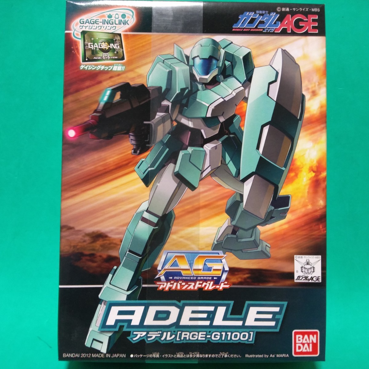 AG アドバンスグレード 機動戦士ガンダムAGE( エイジ) 1/144 010 ADEL アデル RGE-G1100 ゲイジングリンク ADVANCED GRADE GAGE-ING LINK_画像1