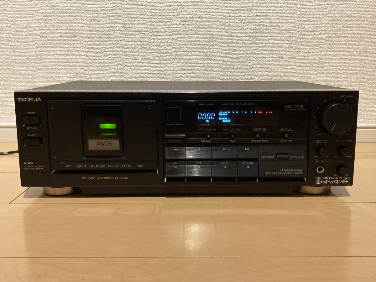 AIWA/EXCELIA アイワ/エクセリア オートリバースカセットデッキ XK-R515_画像1