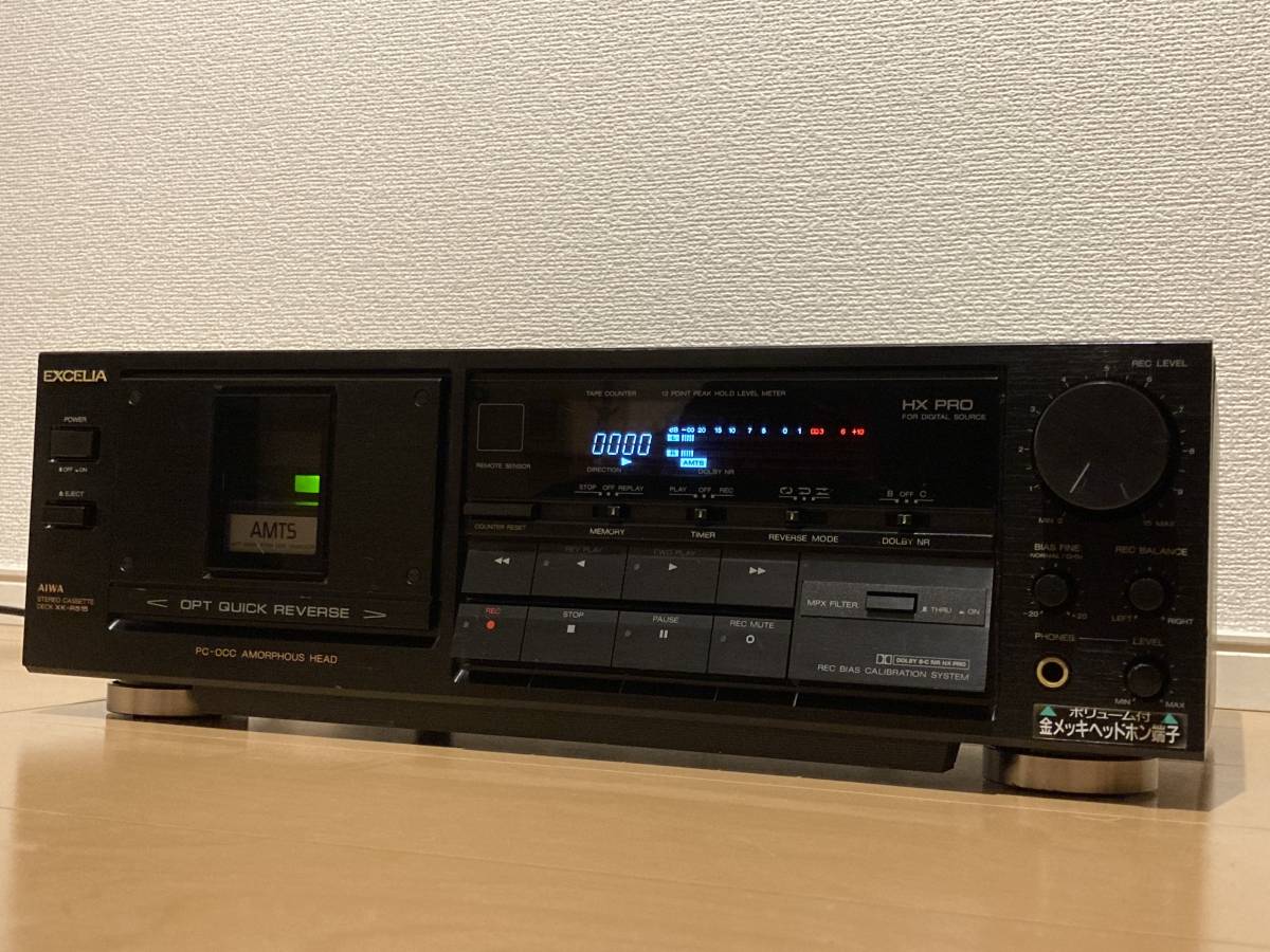 AIWA/EXCELIA アイワ/エクセリア オートリバースカセットデッキ XK-R515_画像2