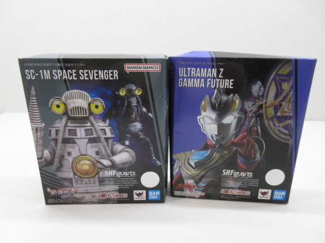 s21713-ty [送料950円] 未開封○2個組 S.H.Figuarts ウルトラマンゼット ガンマフューチャー+宇宙ゼブンガー フィギュアーツ [062-231217]_画像1