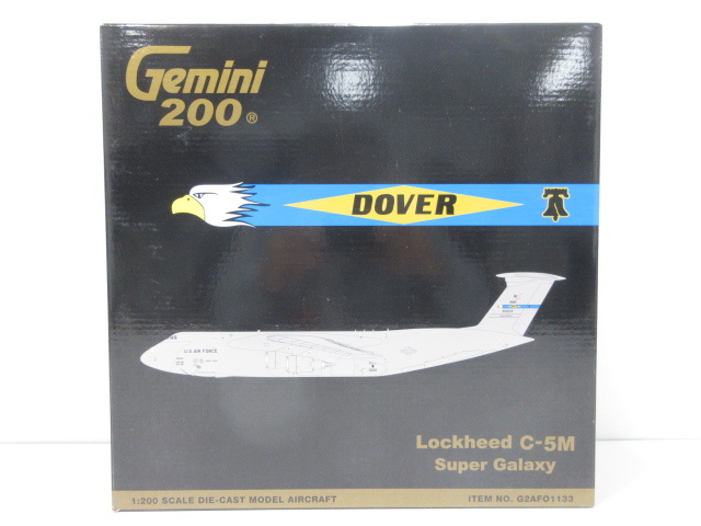 n73368-ty 中古● Gemini200 DOVER Lockheed C-5M Super Galaxy No.G2AFO1133 ジェミニ 1/200スケール [068-231219]_画像1