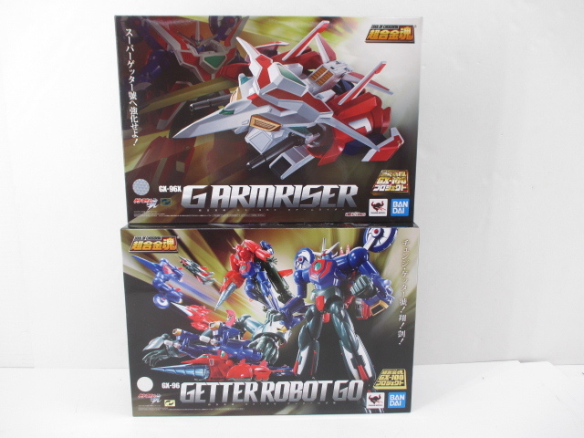 n73380-ty 中古○2個セット 超合金魂 GX-96 ゲッターロボ 號& GX-96X Gアームライザー [066-231219]_画像1