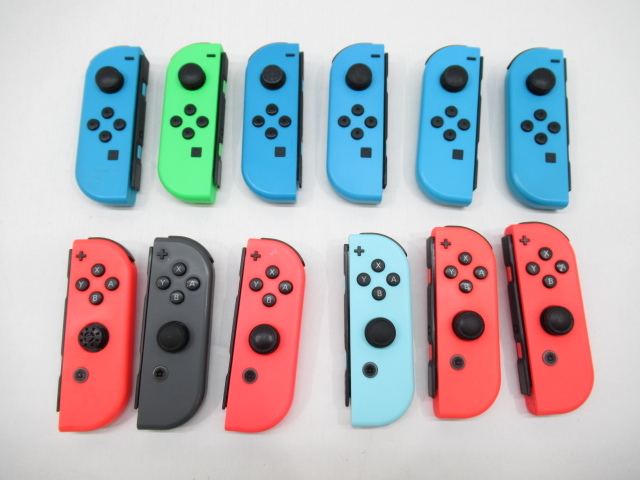 k31201-ty [送料650円] ジャンク● Nintendo Switch Joy-Con（L）×6 （R）×6 計12個 [035-231102]_画像1