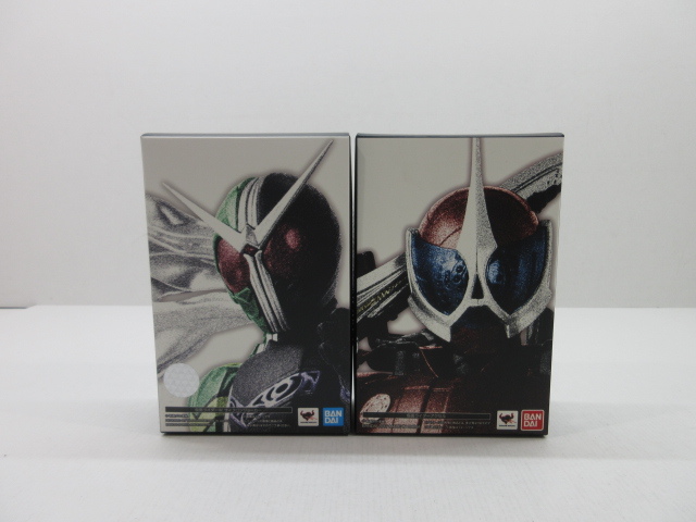 s21840-ty [送料950円] 未開封○2個セット S.H.Figuarts 真骨彫 仮面ライダー W サイクロンジョーカー＆アクセル [061-231230]_画像1