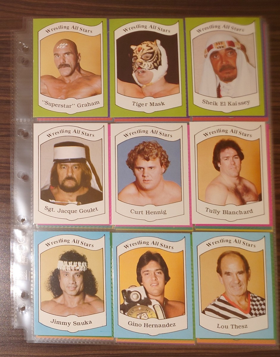 1982 WRESTLING ALL STARS ② 全36枚　美品_画像1