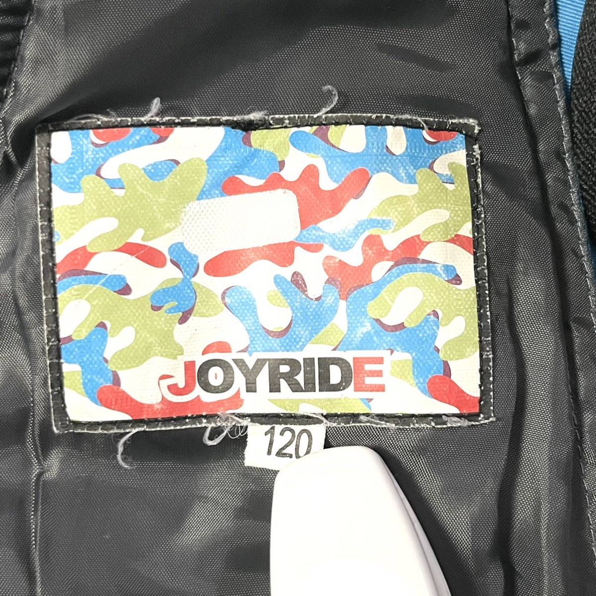 【JOY RIDE】ショイライド スキーウェア スノボウェア スノーウェア 防寒 パンツ サスペンダー 水色 ブルー キッズ サイズ120/Y494NNの画像7