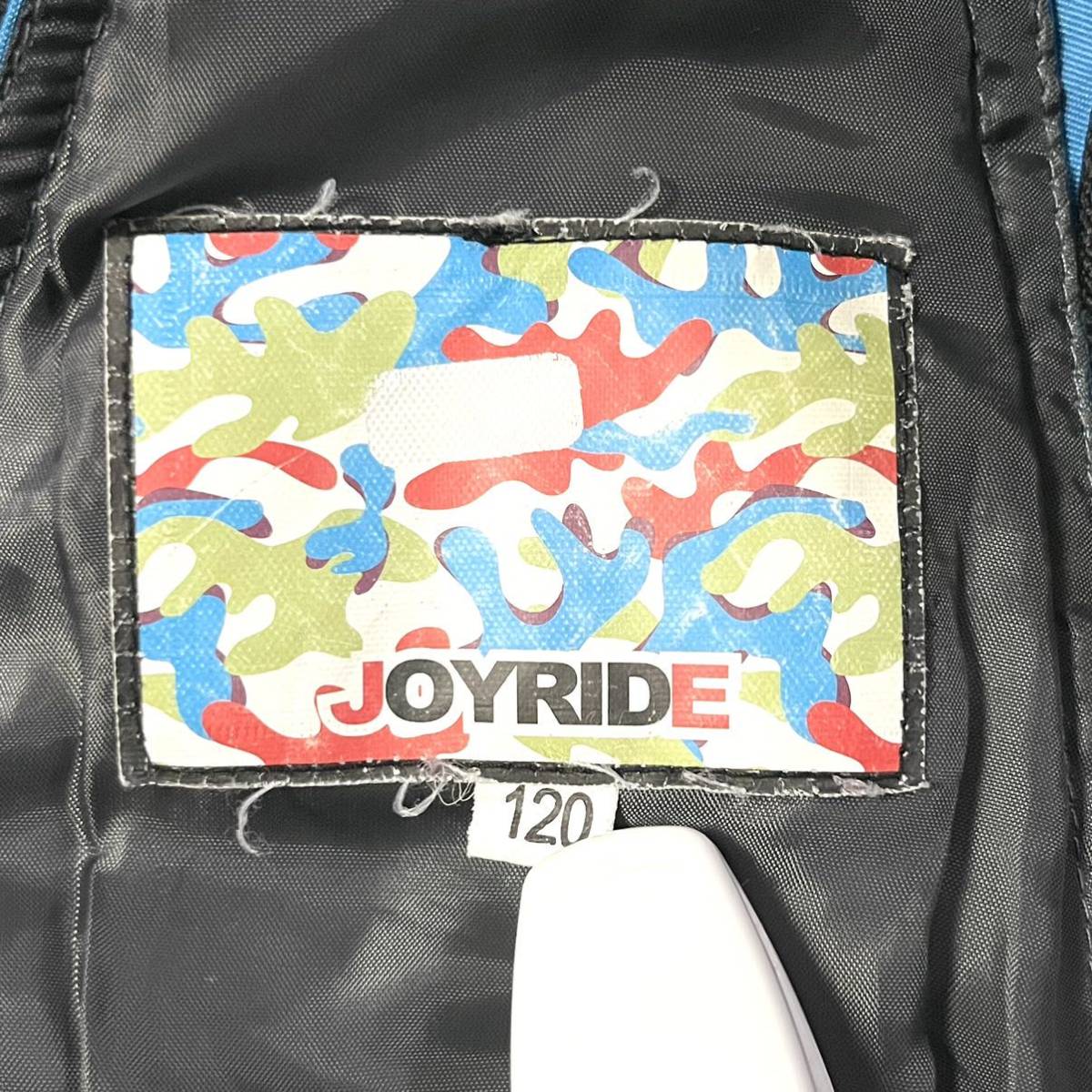 【JOY RIDE】ショイライド スキーウェア スノボウェア スノーウェア 防寒 パンツ サスペンダー 水色 ブルー キッズ サイズ120/Y494NNの画像8