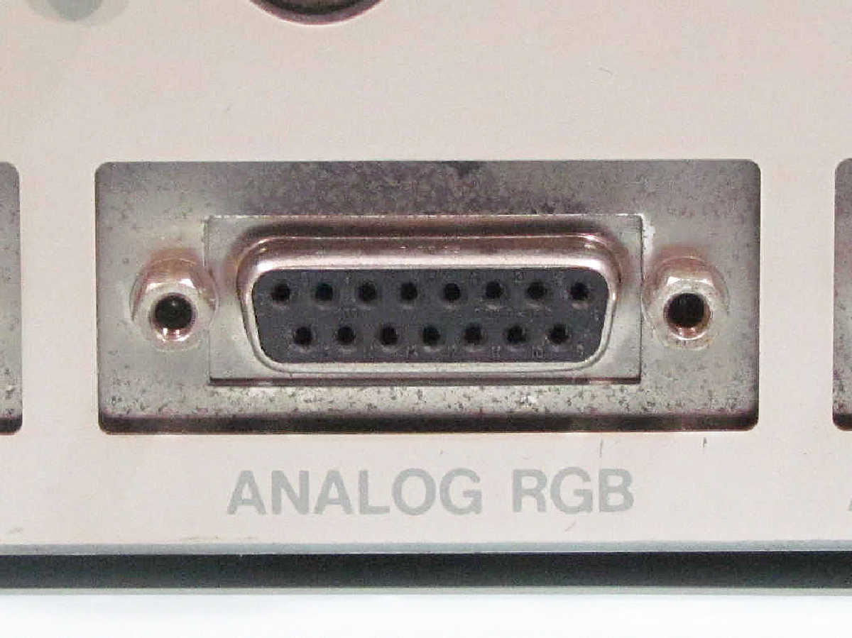 新品未使用 アナログRGB ケーブル●ミニD-SUB15ピン３段オス ⇔ D-SUB15ピン２段オス PC-9801 PC-9821 PC-8801 X68000 X1 MZ Fujitsu FM_画像はサンプルです