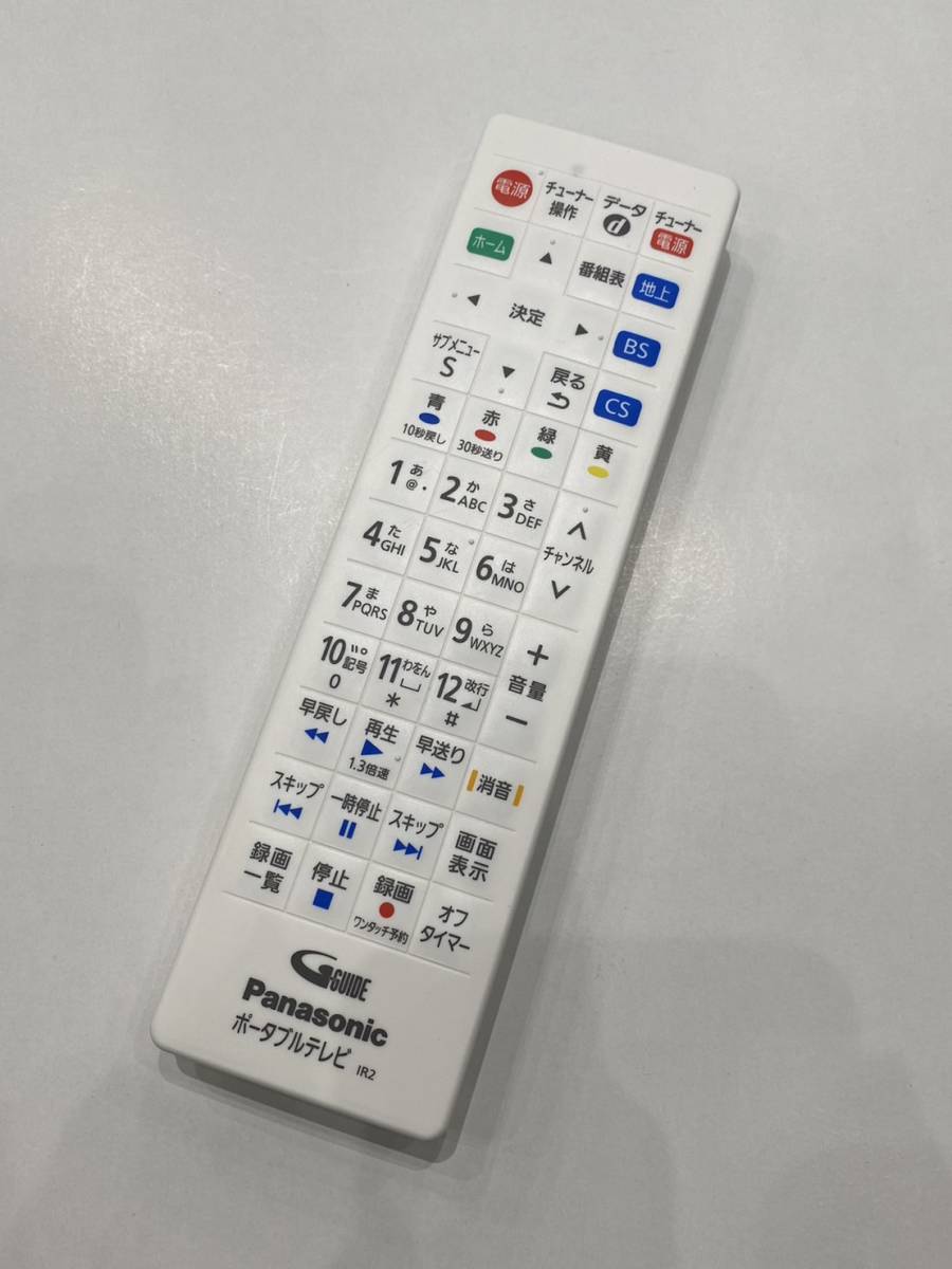 【Panasonic】 パナソニック ポータブル TNQE296 リモコン　UN-10E8 UN-10CE8 UN-10E7用 新品_画像2