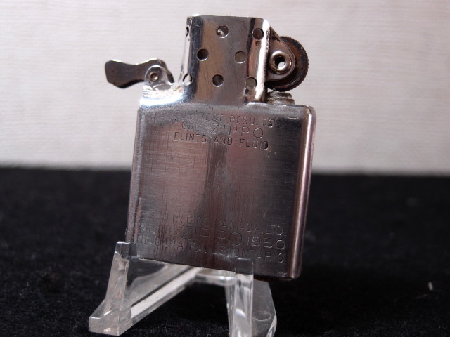 ビンテージCANADA ZIPPO★41'スポーツシリーズ復刻 ベースボール★1957-59年/超激レア/スポーツデザイン/PAT.150カナダ/コレクタブル_画像4