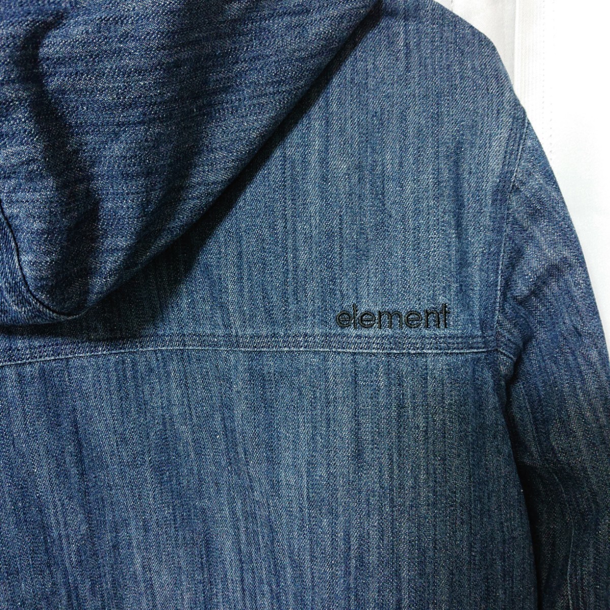 エレメント ELEMENT ブルゾン パーカー コート デニムジャケット Gジャンパー ジージャン ストリート系 メンズ Mサイズ_画像8