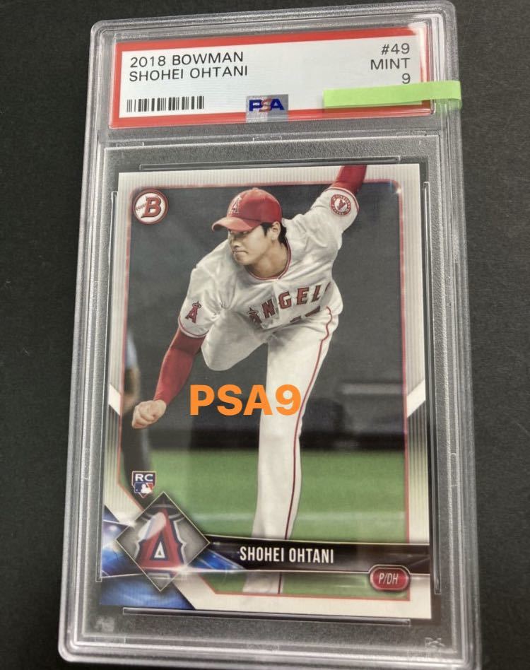 PSA9 大谷翔平2018 TOPPS Bowman #49 / RC ルーキーカードshohei