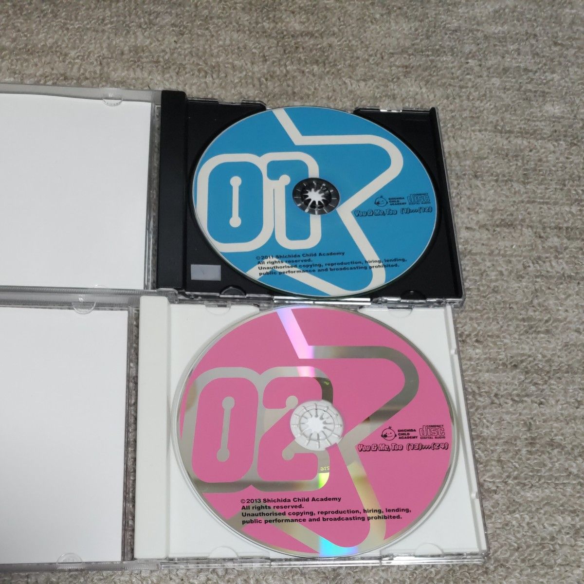 七田式　英語学習　CD 2枚