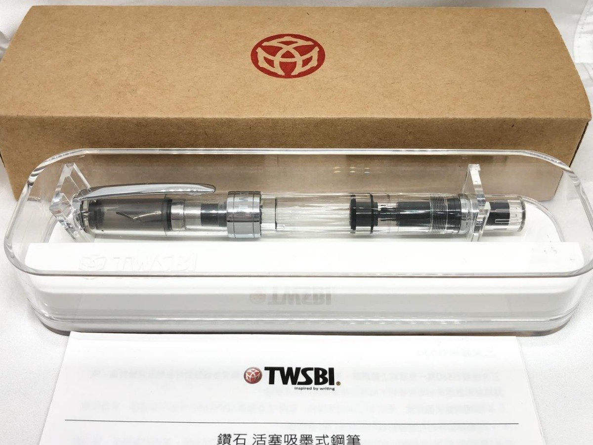 ▼　【TWSBI/ツイスビー 万年筆 ダイヤモンド 580 クリア】001-02311_画像1