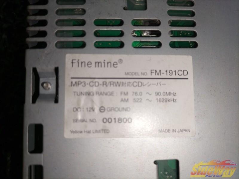 M_アルトワークス 1型(HA12S)使用fine mine CDデッキ【C12S】_画像2