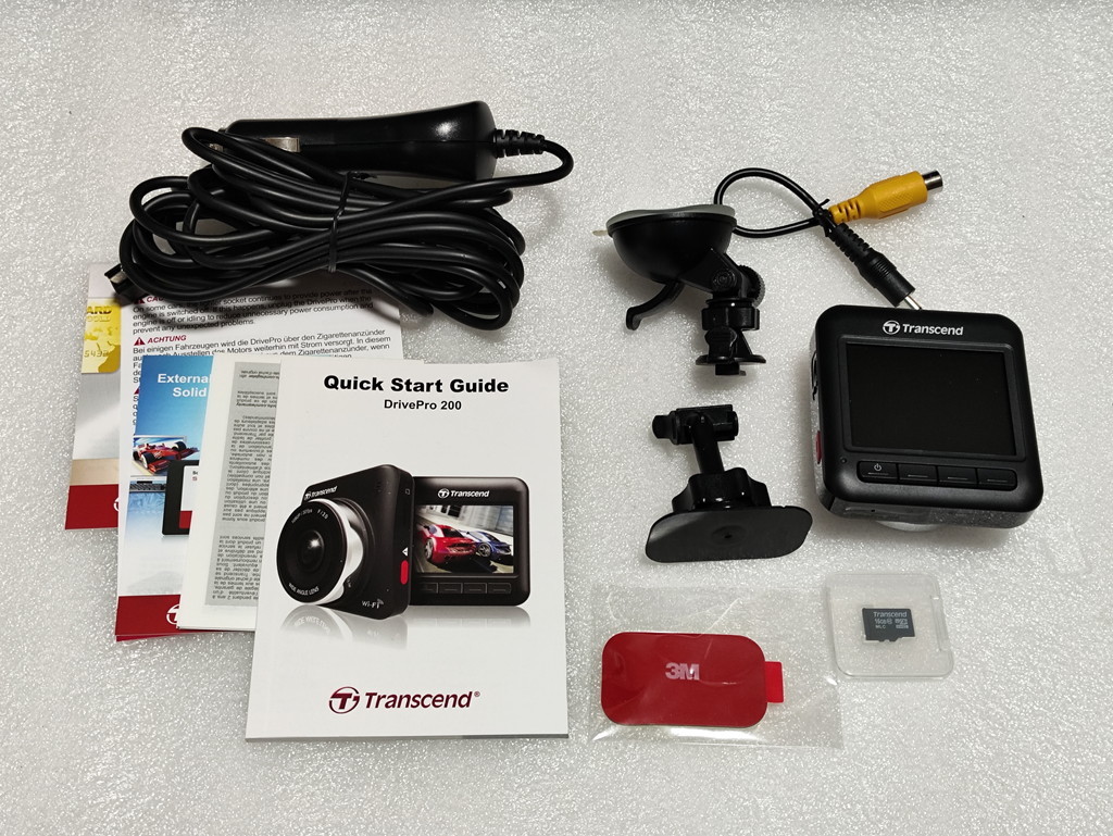 Transcend DrivePro 200 ★ ドライブレコーダー トランセンド WiFi対応 _画像3