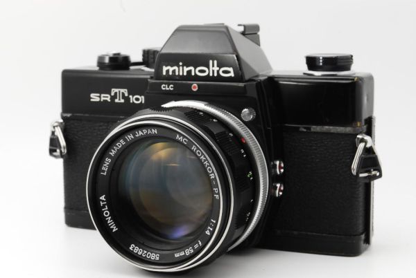 ミノルタ minolta SRT-101 / MC ROKKOR-PF 58mm F/1.4　カメラレンズセット【#059】