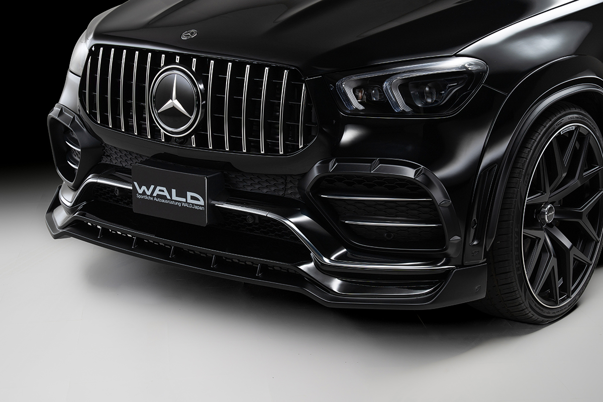 WALD　ヴァルド　BLACK BISON　フロントスポイラー（未塗装）　メルセデスベンツ W167 GLE CLASS Sports（2019～）　新品_画像2