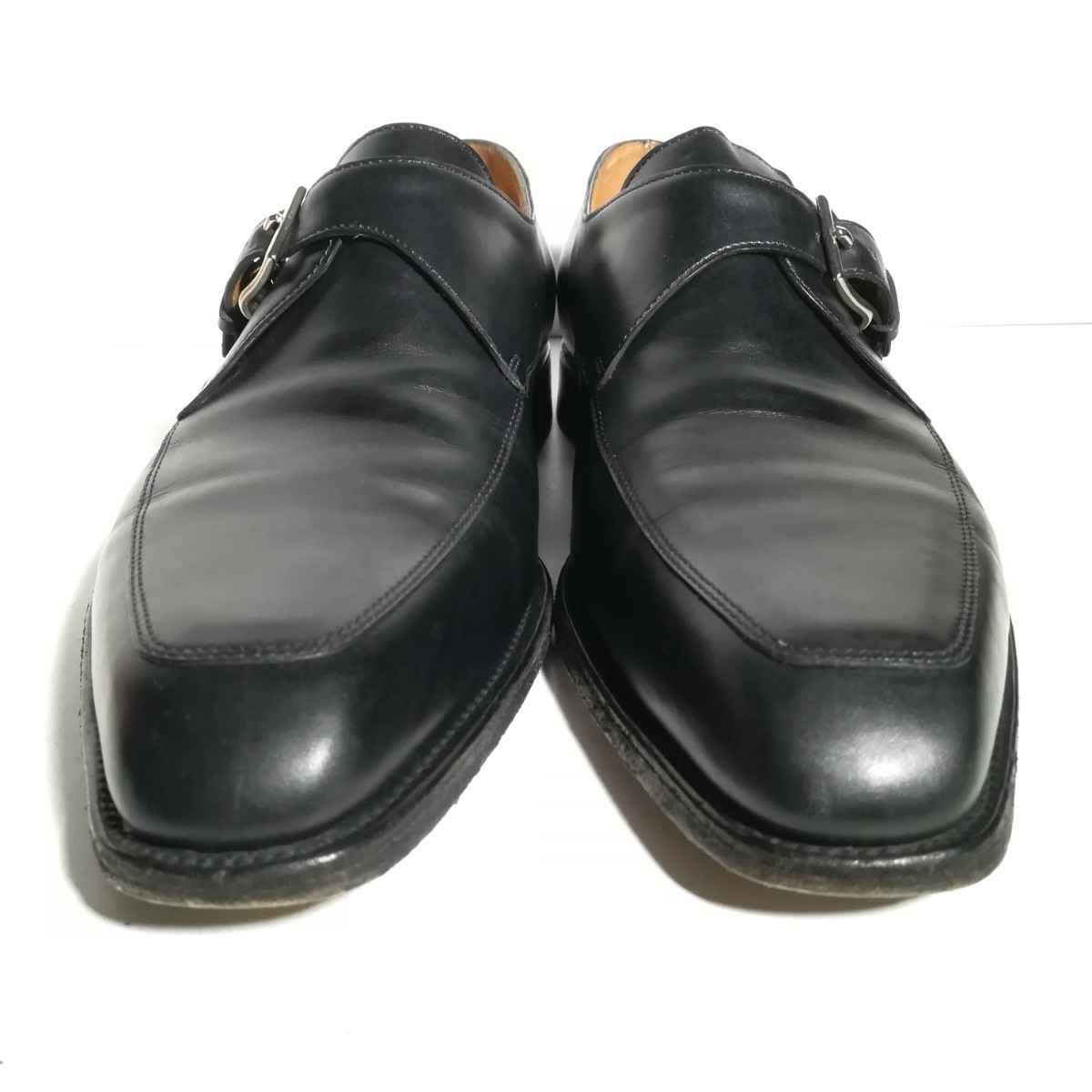 4011 英国製 ★ジョンロブ John Lobb★ 1306 Horsley 6 1/2E 25.0cm 黒 ドレスシューズ ビジネス 高級革靴 紳士靴 本革_画像3