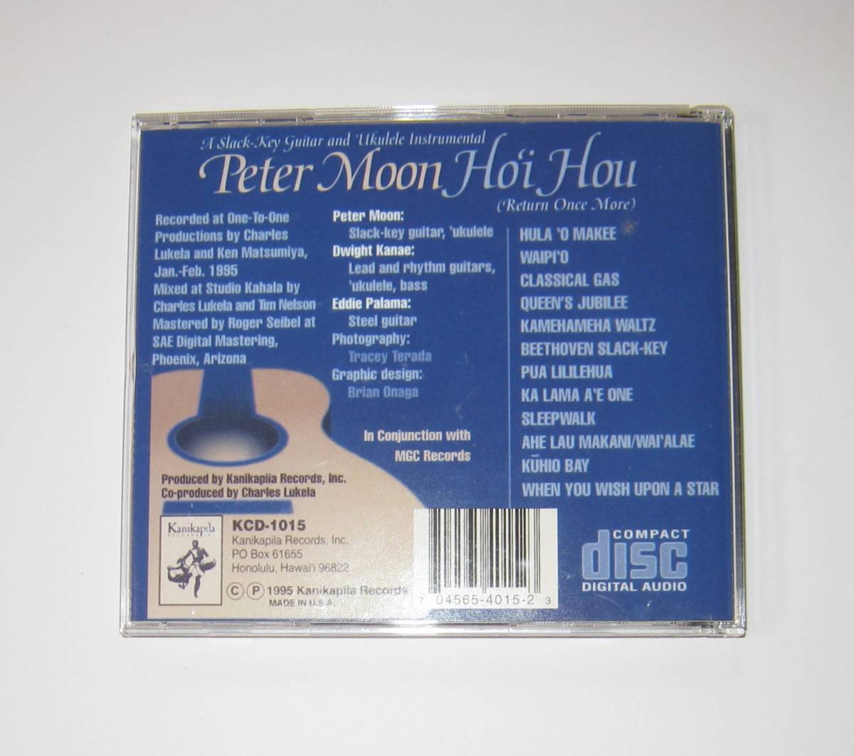 Peter Moon / Ho'i Hou ピータームーンバンド CD USED 輸入盤 ハワイアンミュージック Hawaiian Music AOR_画像3