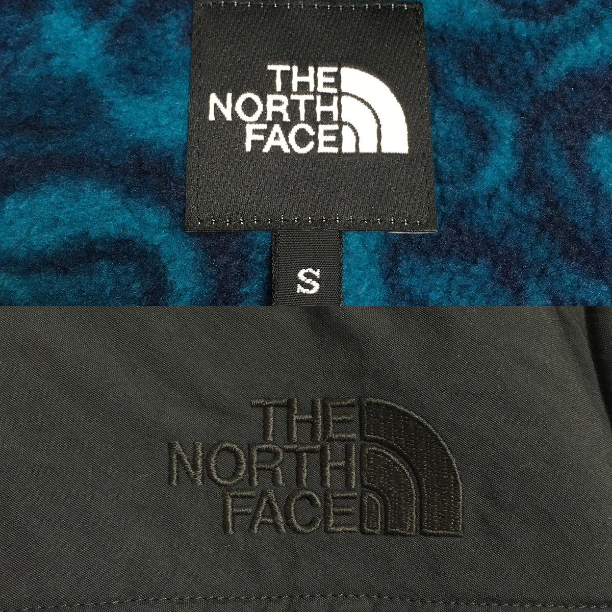 【美品】THE NORTH FACE ノースフェイス NL71961 94 レイジ クラシック フリース ジャケット Sサイズ ブルー/ブラック_画像3