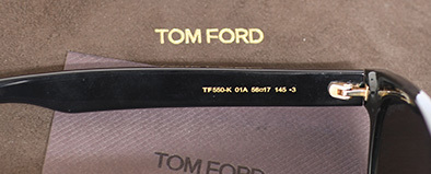 トムフォード サングラス アジアンモデル 送料無料 税込 新品 TF550-K 01A ブラックカラー_画像7