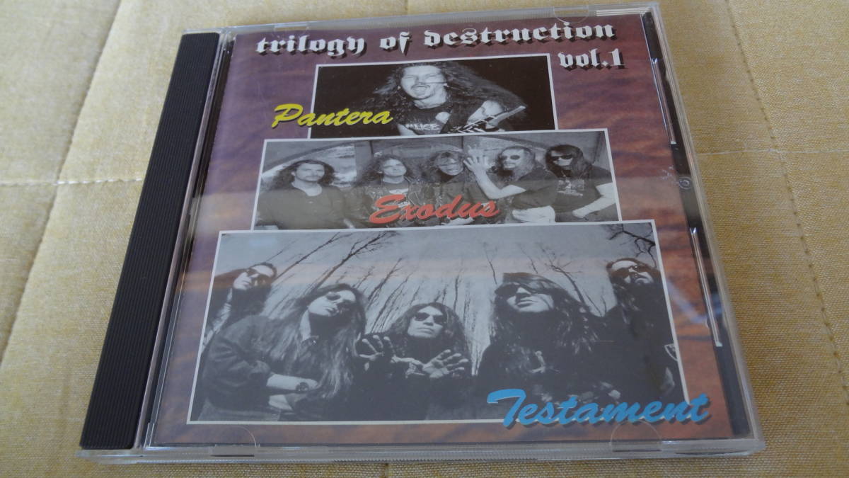 輸入盤　 TRILOGY OF DESTRUCTION VOL.1 91年　LIVE 　PANTERA / EXODUS / TESTAMENT RBCD012 コレクターズ　スラッシュ・メタル　_画像1