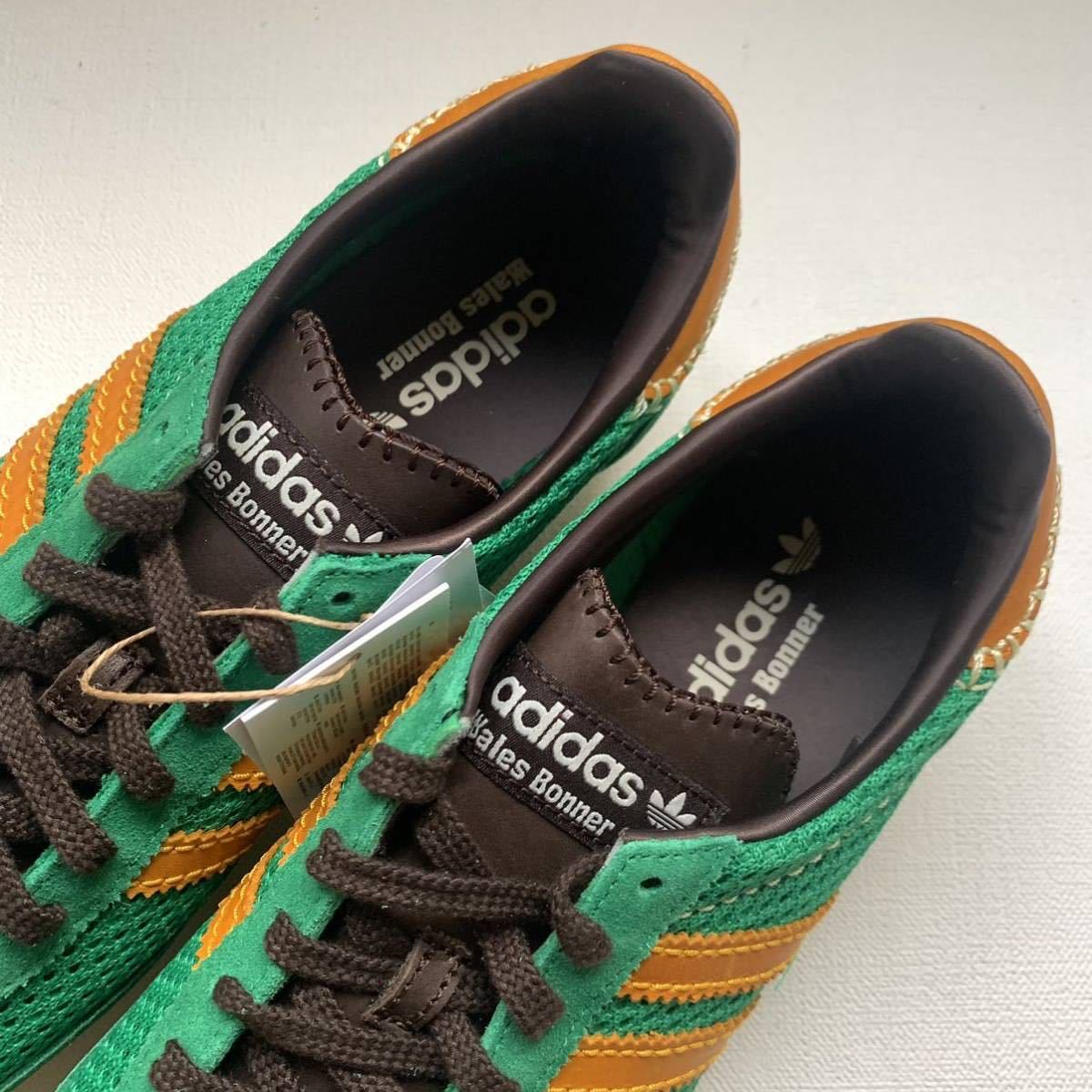 新品 アディダス adidas Originals × WALES BONNER ウェールズボナー コラボ WB SL72 スニーカー 28.5㎝ メンズ グリーン IG0571 送料無料_画像5