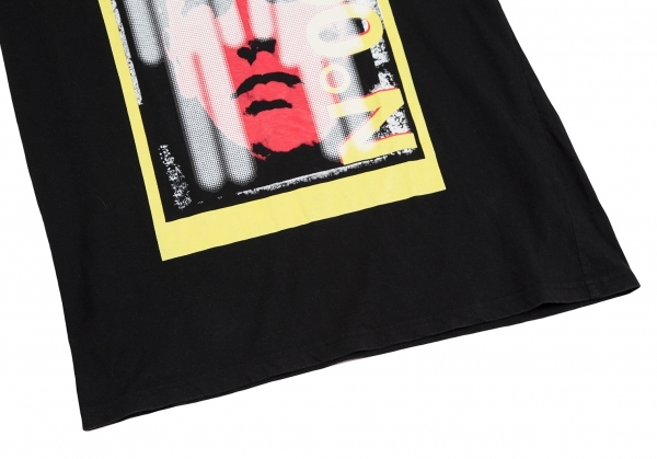 ジャンポールゴルチエJean Paul GAULTIER PARIS ピクトグラムグラフィックプリントTシャツ 黒48 【メンズ】_画像9