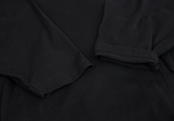 リミフゥLIMI feu サイドギャザーポケットデザイン七分袖ワンピース 黒S 【レディース】_画像6