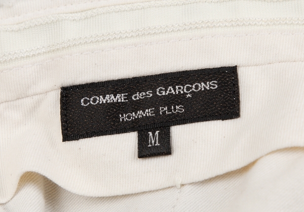 コムデギャルソン オムプリュスCOMME des GARCONS ウエスト切りっぱなしゴールドラメパンツ グレーM 【メンズ】_画像10