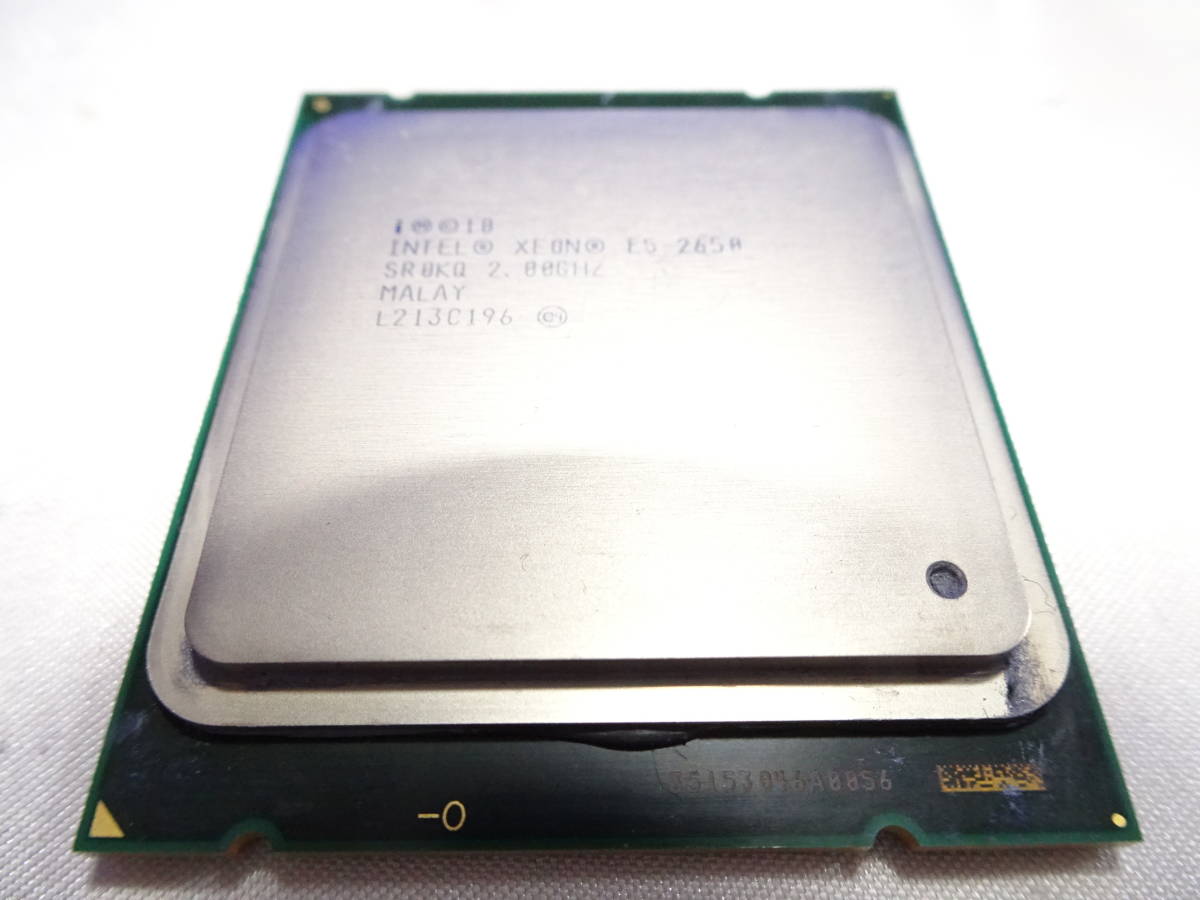 インテル Intel Sandy Bridge EPl XEON E5-2650 プロセッサー 2.80GHz LGA2011 動作検証済 1週間保証_画像3