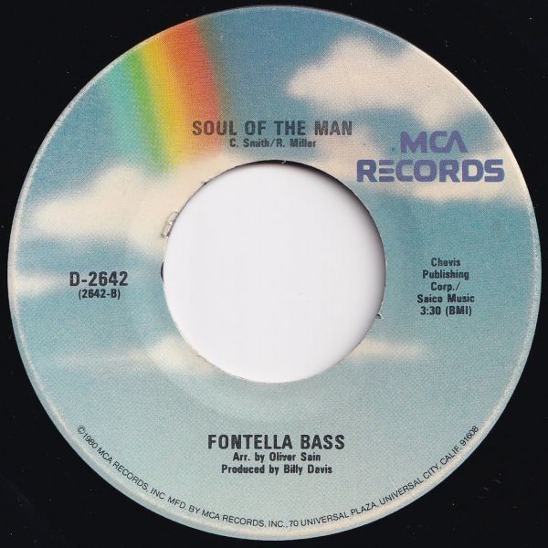 Fontella Bass Rescue Me / Soul Of The Man MCA US D-2642 204966 SOUL ソウル レコード 7インチ 45_画像2