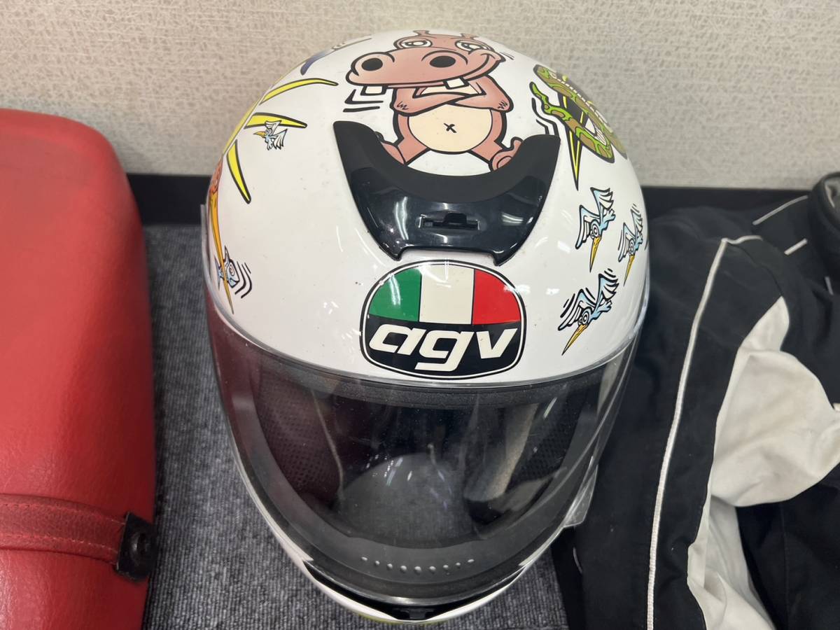 【DK-16878YB】バイク用品 など おまとめ agv エージーブイ ヘルメット/バイクシート/ゴールドウィン ジャケット Mサイズ 他 中古 ジャンク_画像3