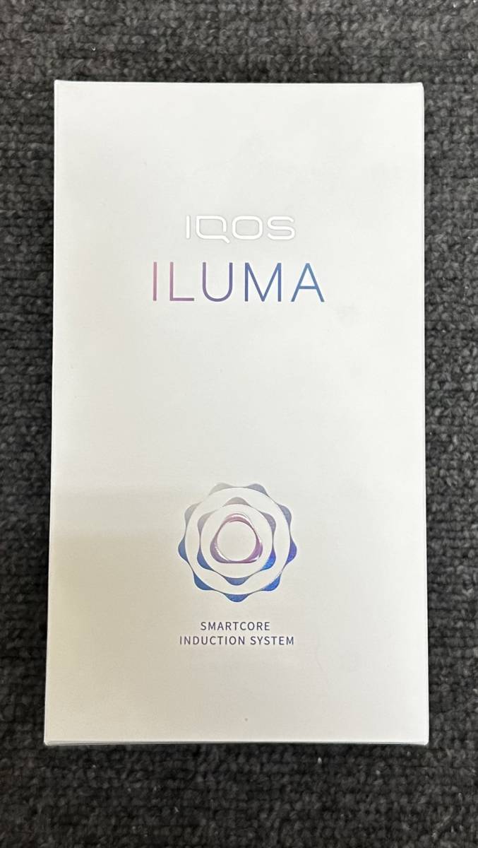 【DK 21368T】1円～ IQOS ILUMA アイコス イルマ アズールブルー 通電確認済 箱/充電器付 喫煙グッズ 傷有 訳有 1本のみ充電可能 現状品_画像1