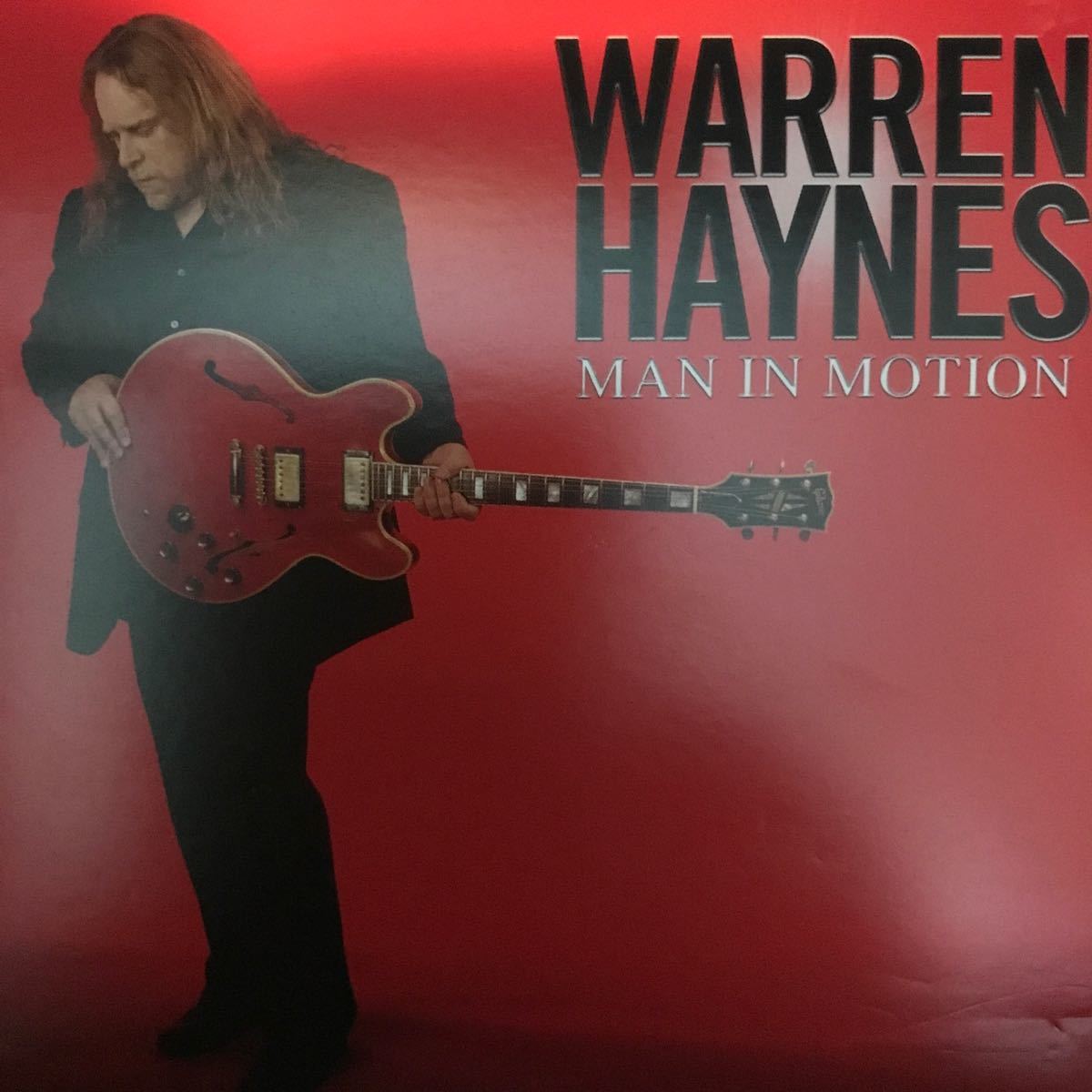 新品同様 Warren Haynes [Man In Motion] Allman Brothers Band, オールマン・ブラザーズ, ウォーレン・ヘインズ 告知ステッカー付属_画像1