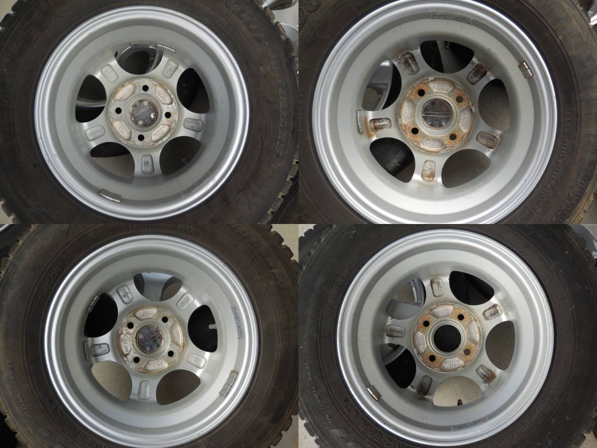 ダンロップ スタッドレス 145/R12 6PR LT アルミホイール セット ヴィオレント 12×4.00B PCD 100 4穴 VIOLENT 軽トラ 軽ハコ 軽箱 箱バン_画像6