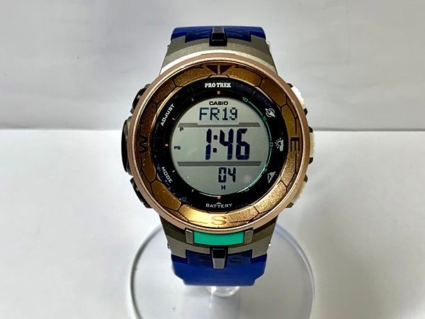 良品 CASIO カシオ PRO TREK プロトレック LIFE with BEACH デジタル PRG-330CC  ソーラー腕時計 稼働品の画像3