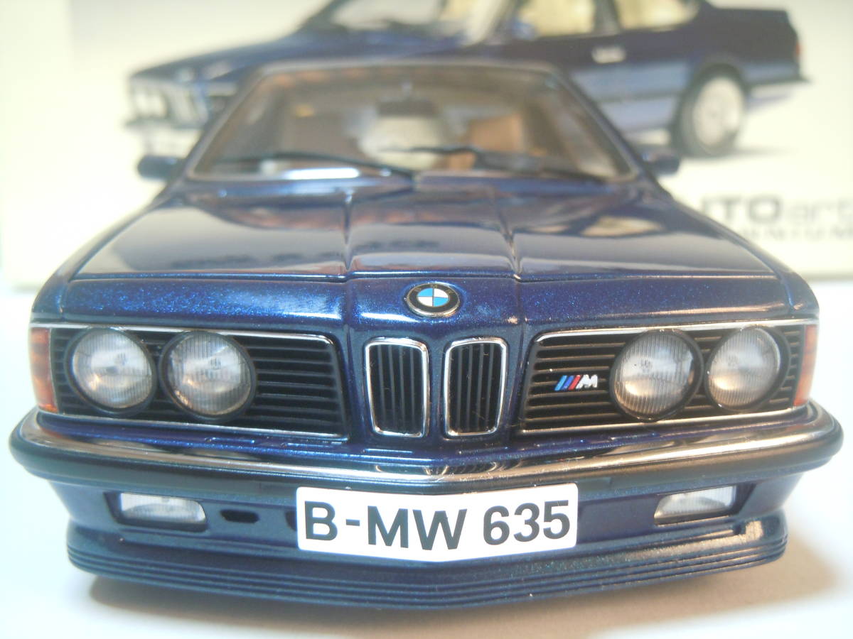 S=1/18☆AUTOart MILLENNIUM製BMW M635CSi/E24(ROYAL BLUE MET):BMW M635CSi/E24(ロイヤルブルーメタリック)超入手困難・未使用新品！_画像7