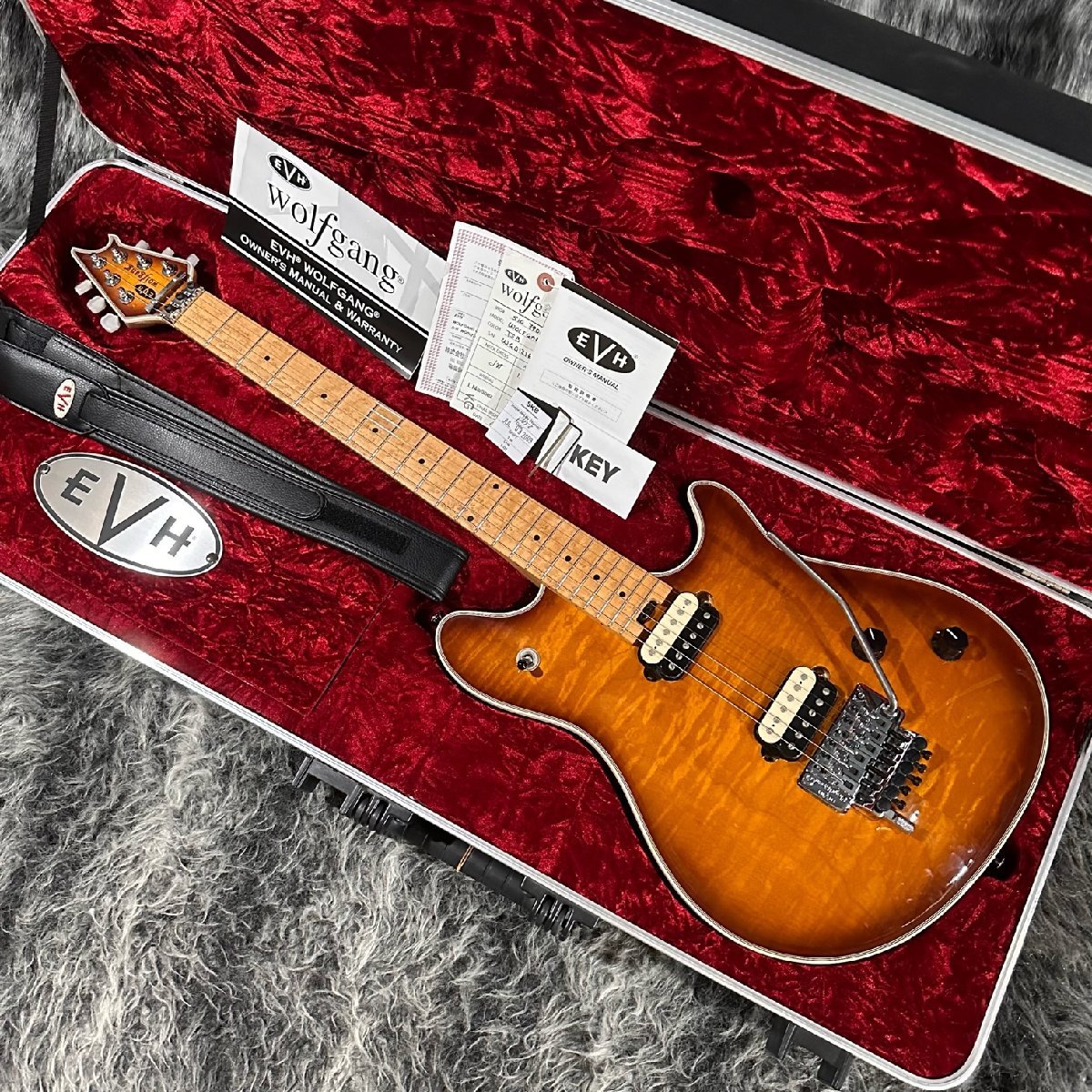 EVH USA Wolfgang Quilt Maple Top TBS