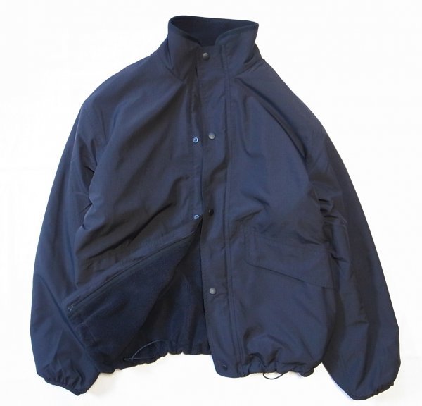 UNIQLO U ユニクロユー リバーシブル スタンドジャケット fleece nylon jacket uniqlou フリースジャケット フリース ripstop_画像1