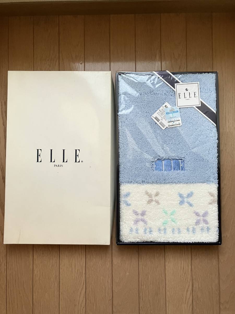 未使用★ELLE エル バスマット ４５×６５cm 日本製 抗菌防臭加工 吸水機能の画像1